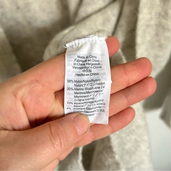 Madewell Open Long Sleeve Cardigan Gray Size XS - Picture 9 of 10